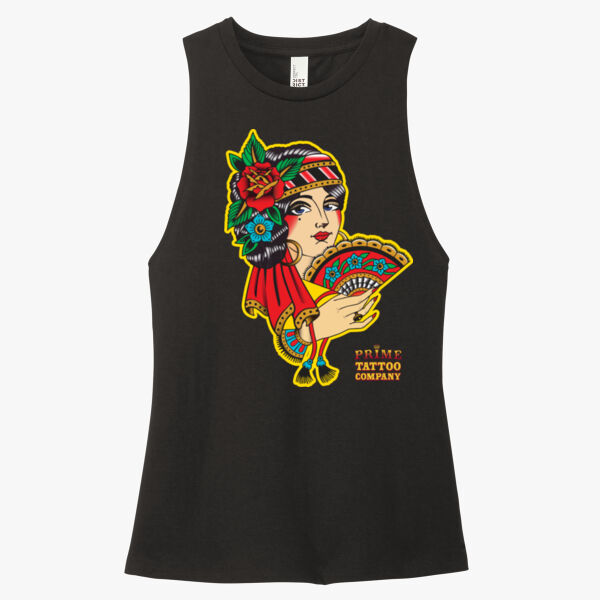 Prime Tattoo Company - Señorita  - Women's Perfect Tri ® Muscle Tank Thumbnail